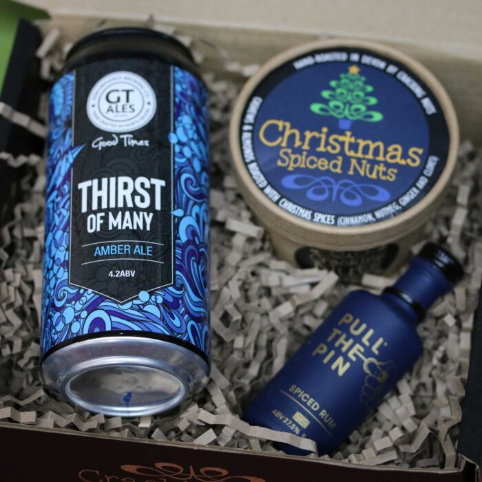 Beer, Rum & Nut Hamper (1 Ale, 1 Rum & 1 Tub of Cracking Nuts) - Image 3