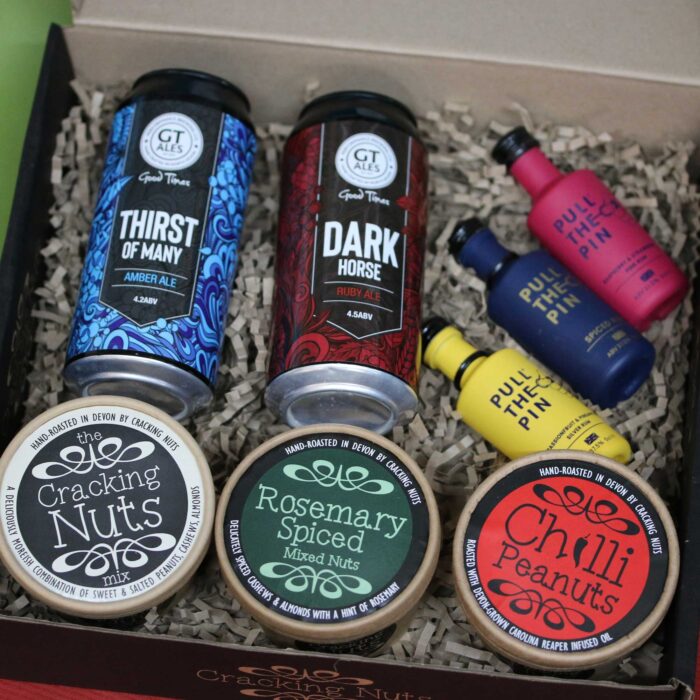 Beer, Rum & Nut Hamper (2 Ales, 3 Rums & 3 Tub of Cracking Nuts) - Image 2