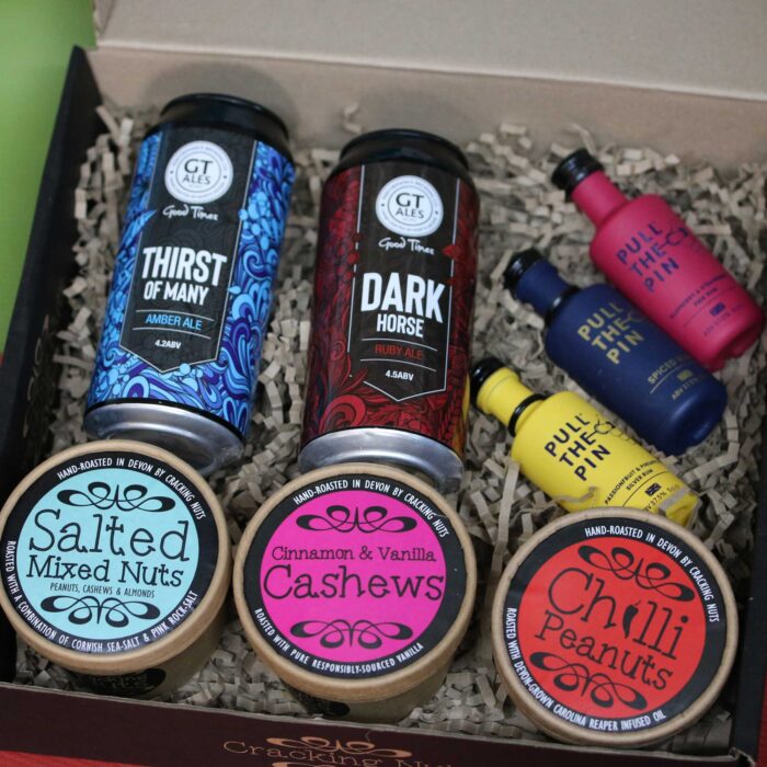 Beer, Rum & Nut Hamper (2 Ales, 3 Rums & 3 Tub of Cracking Nuts)