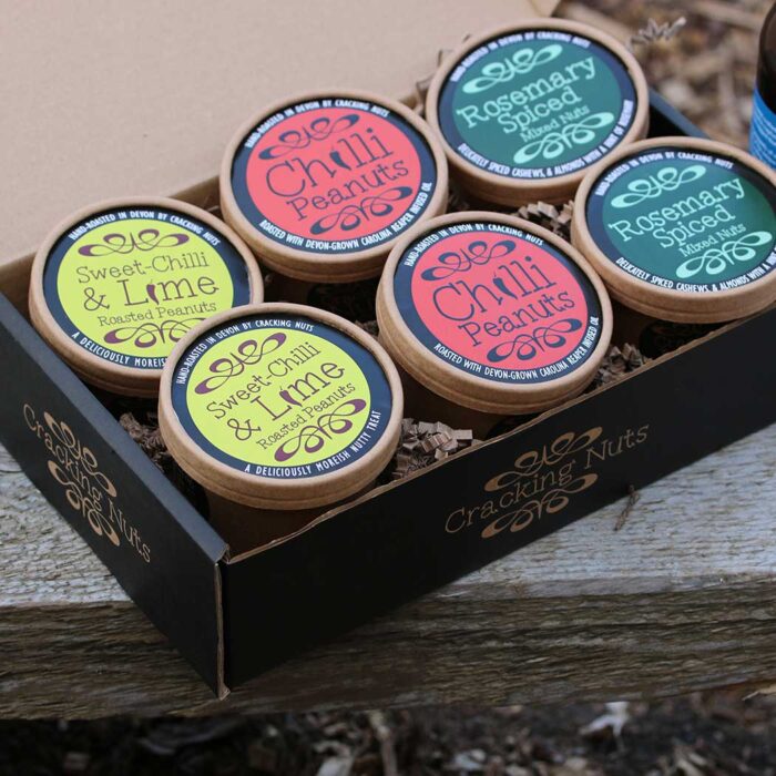 Spicy Hand-Roasted Nut Selection (6 Tubs)