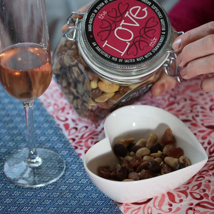 Premium Rum with a Jar of Nuts with Cracking Nuts Jute Bag - Image 3
